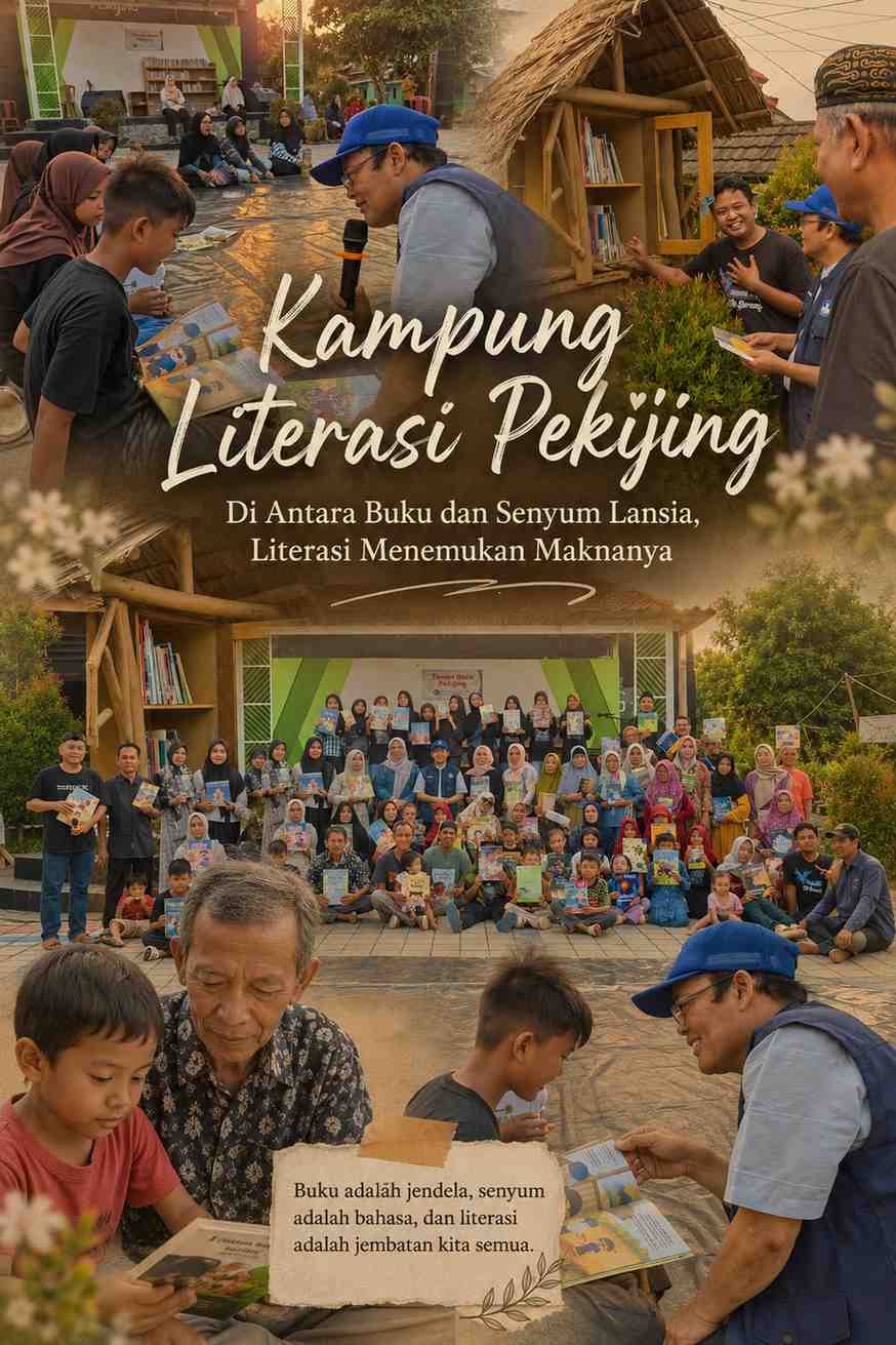 Kampung Literasi Pekijing, Di Antara Buku dan Senyum Lansia, Literasi Menemukan Maknanya